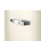 Retro Free Standing Refrigerator in Cream, Left hand hinge