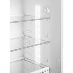 Retro Free Standing Refrigerator in Cream, Right hand hinge