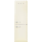 Retro Free Standing Refrigerator in Cream, Right hand hinge