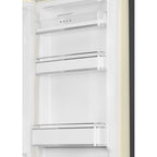 Retro Free Standing Refrigerator in Cream, Right hand hinge