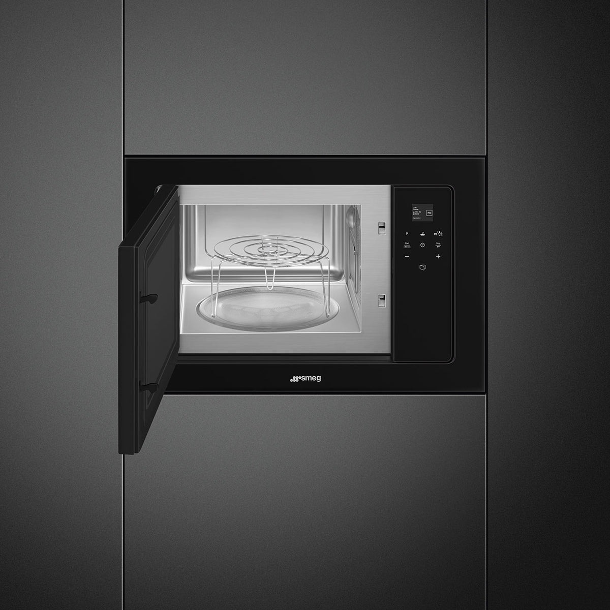 20 l Built-in Microwave with grill in Black