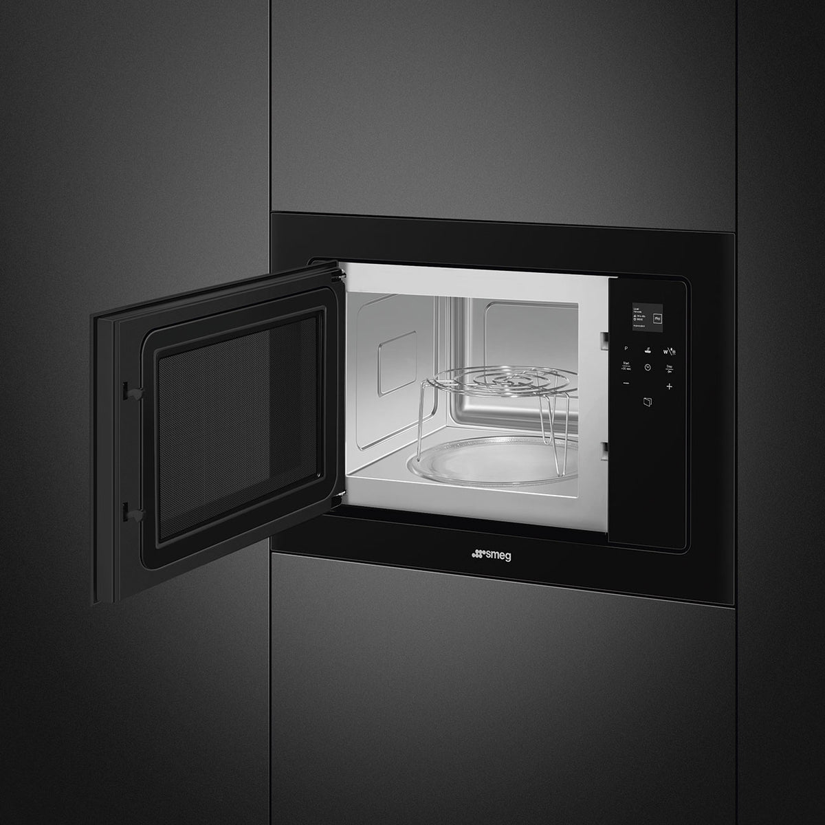 20 l Built-in Microwave with grill in Black