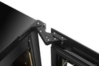 CELLA FWS93D-BLACK 110 bottle freestanding wine fridge – Black glass