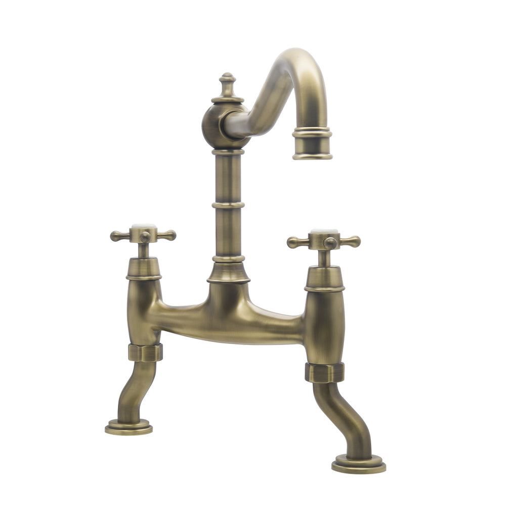 Bidbury & Co Fairford Kitchen Tap — Patinated Brass