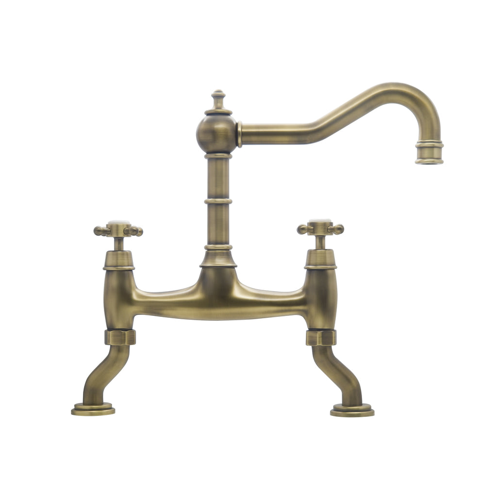 Bidbury & Co Fairford Kitchen Tap — Patinated Brass