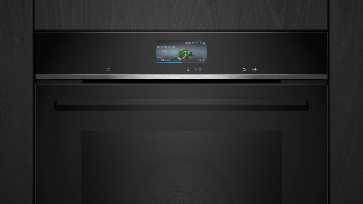Siemens iQ700 Built-in oven 60 x 60 cm Black HB776G1B1B
