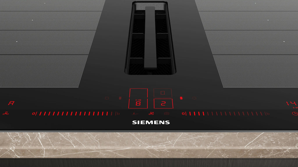 Siemens iQ700 Induction hob with integrated ventilation system 80 cm surface mount with frame EX875LX67E