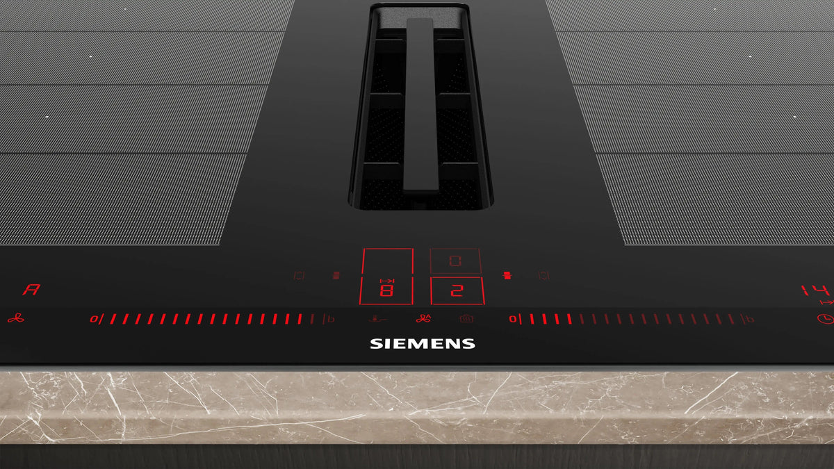 Siemens iQ700 Induction hob with integrated ventilation system 80 cm surface mount with frame EX875LX67E
