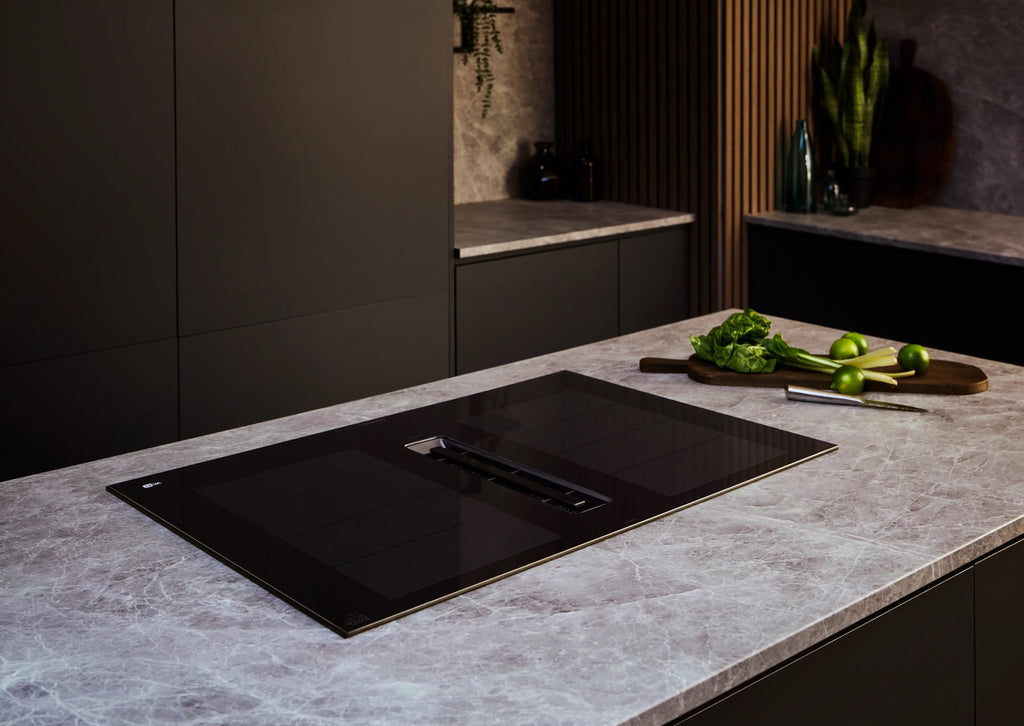 Siemens iQ700 Induction hob with integrated ventilation system 80 cm surface mount with frame EX870NX68E