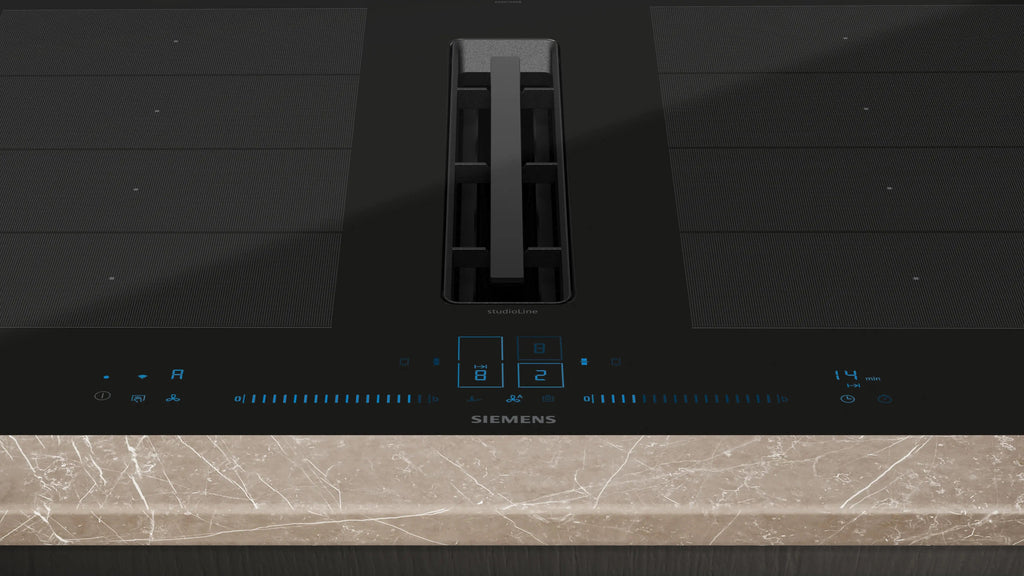 Siemens iQ700 Induction hob with integrated ventilation system 80 cm flush mount EX800NX68E