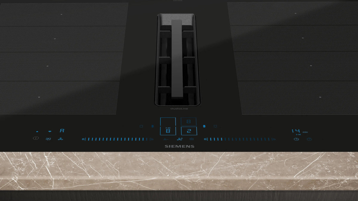 Siemens iQ700 Induction hob with integrated ventilation system 80 cm flush mount EX800NX68E
