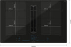Siemens iQ700 Induction hob with integrated ventilation system 80 cm flush mount EX800NX68E
