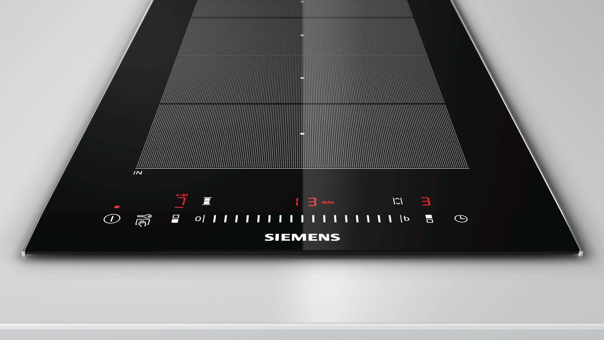 Siemens iQ700 Flex induction cooktop 30 cm surface mount with frame EX375FXB1E