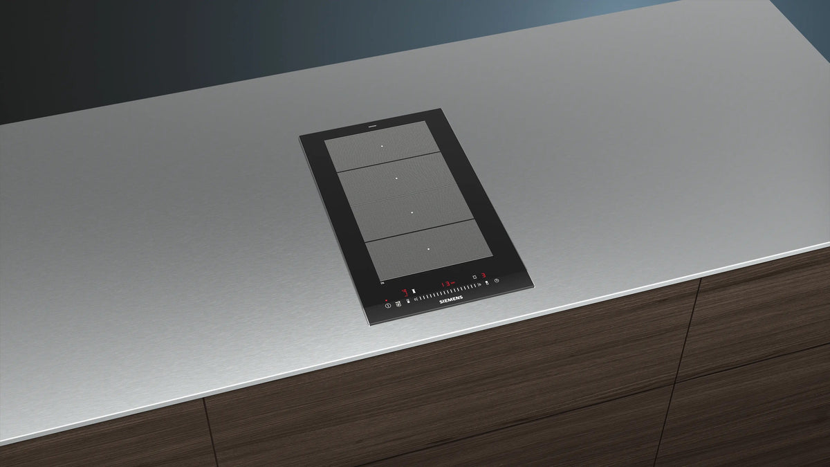 Siemens iQ700 Flex induction cooktop 30 cm surface mount with frame EX375FXB1E