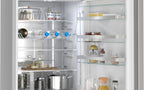 Siemens iQ500 Free-standing fridge-freezer with freezer at bottom 203 x 60 cm Brushed steel KG39NAIAU