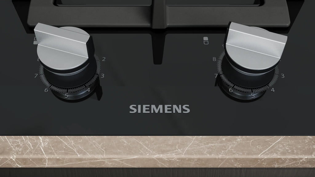 Siemens iQ700 Domino gas hob 30 cm Ceramic, Black ER3A6BI40