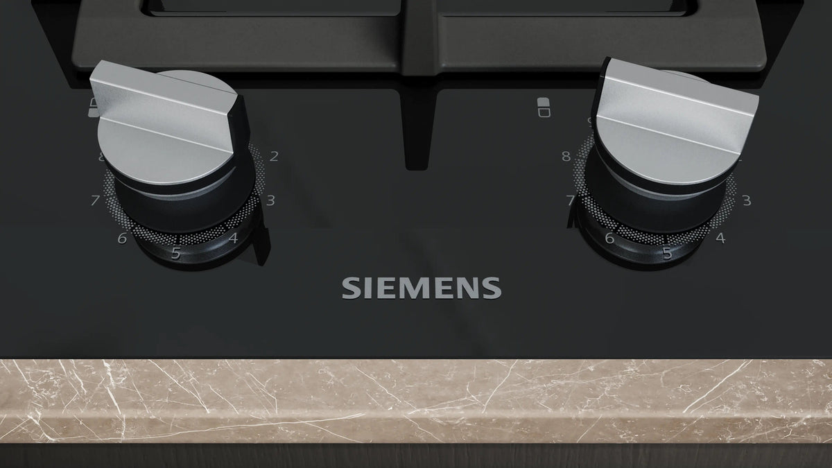 Siemens iQ700 Domino gas hob 30 cm Ceramic, Black ER3A6BI40