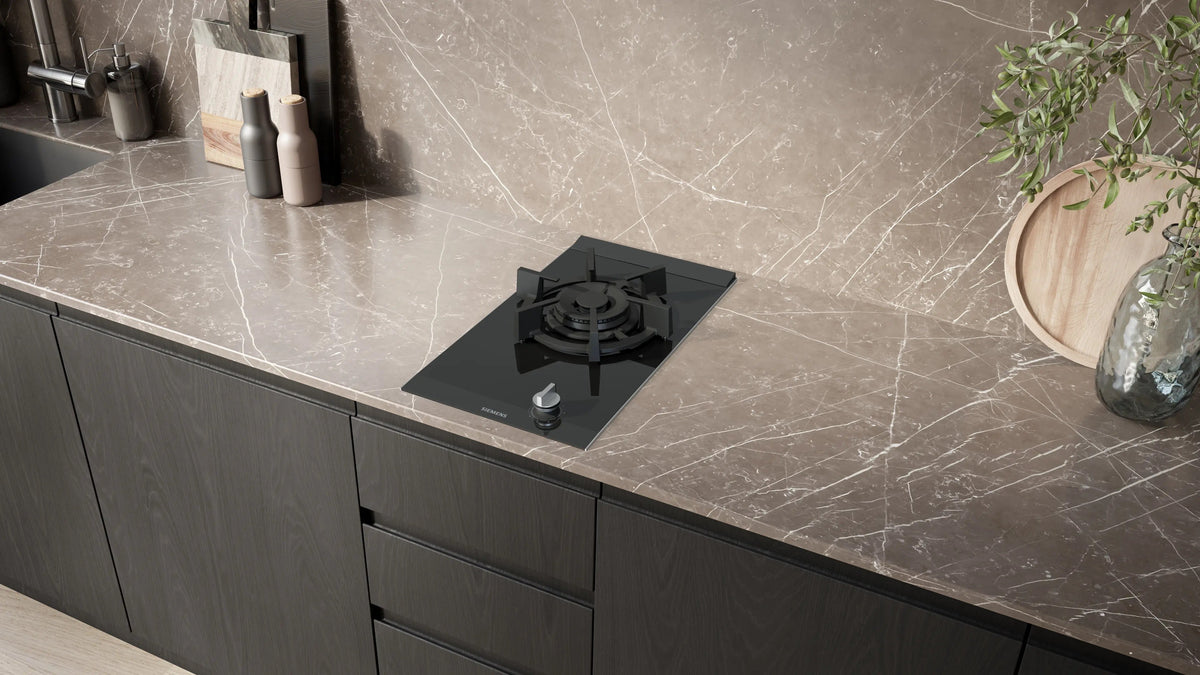 Siemens iQ700 Domino gas hob 30 cm Ceramic, Black ER3A6AI10