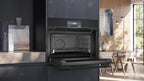 Siemens iQ700 Built-in compact oven with steam function 60 x 45 cm Black CS958GDD1