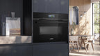 Siemens iQ700 Built-in compact oven with microwave function 60 x 45 cm Black CM776G1B1B
