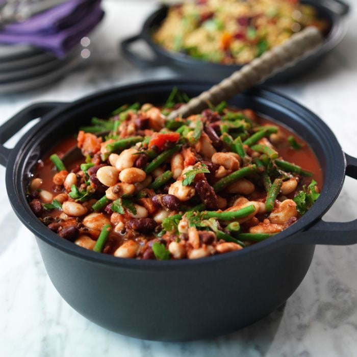 AGA Cast Aluminium 24cm Round Casserole with Skillet Lid
