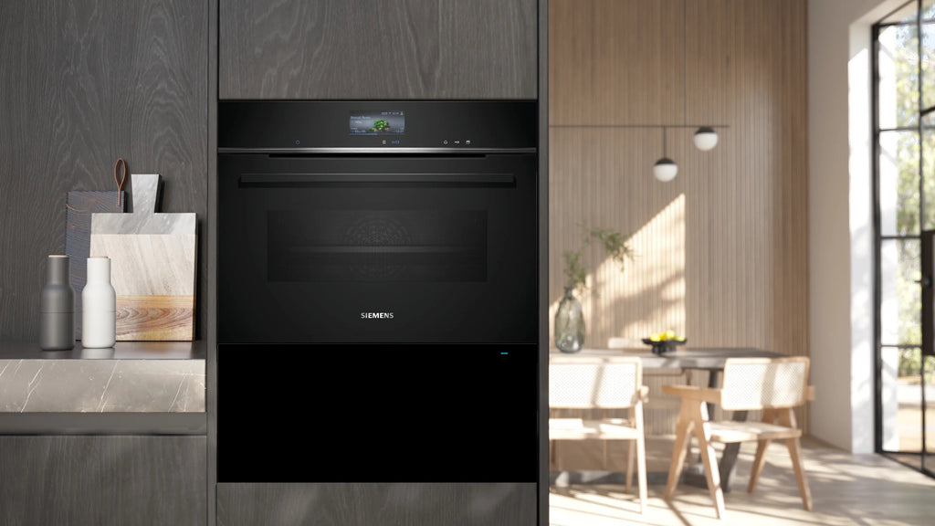 Siemens iQ700 Built-in warming drawer 60 x 29 cm Black BI710D1B1B