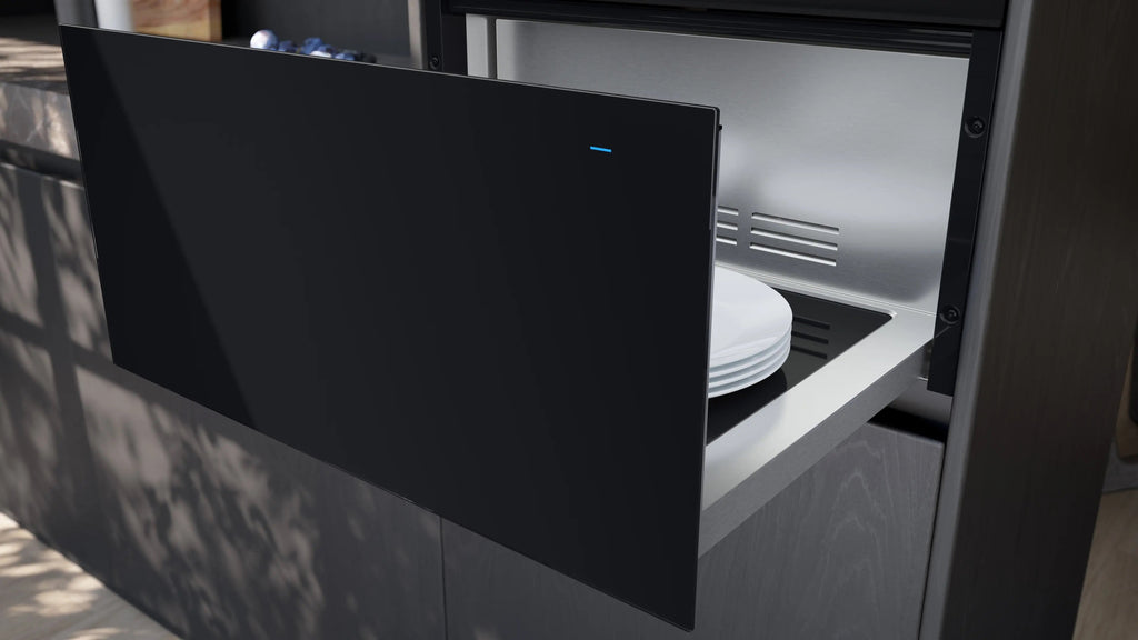 Siemens iQ700 Built-in warming drawer 60 x 29 cm Black BI710D1B1B