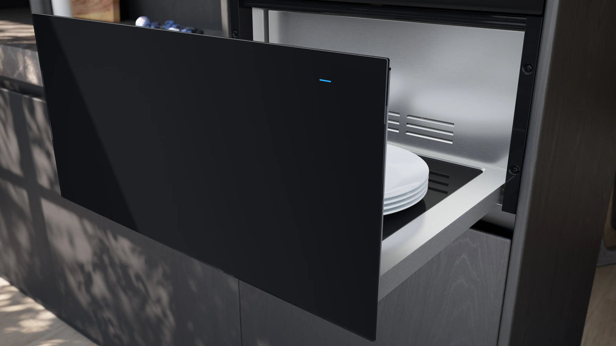 Siemens iQ700 Built-in warming drawer 60 x 29 cm Black BI710D1B1B