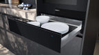Siemens iQ700 Built-in warming drawer 60 x 14 cm Black BI710C1B1B