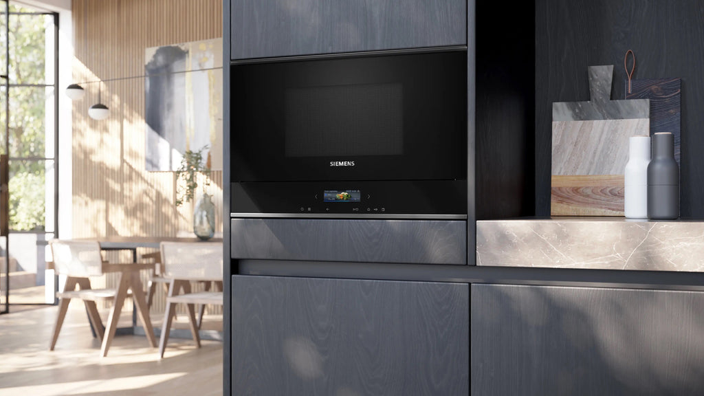 Siemens iQ700 Built-in microwave oven Black BF722L1B1B