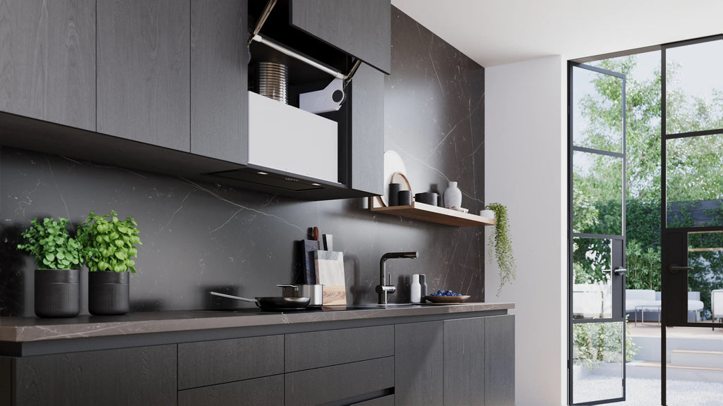 Siemens iQ500 Canopy cooker hood 70 cm Black LB77NAC60B