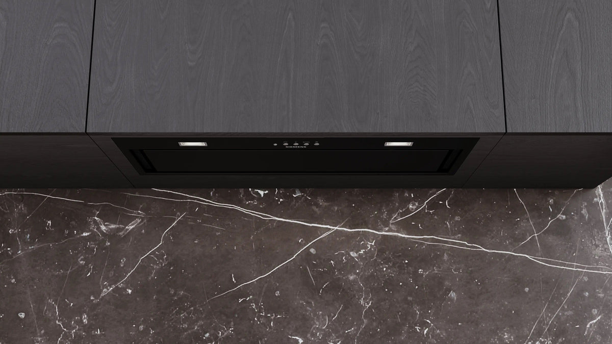 Siemens iQ500 Canopy cooker hood 70 cm Black LB77NAC60B