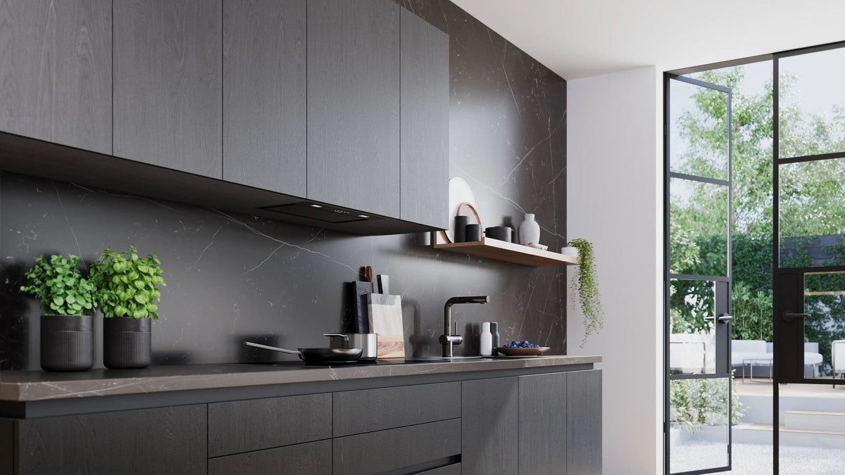 Siemens iQ500 Canopy cooker hood 52 cm Black LB56NAC60B
