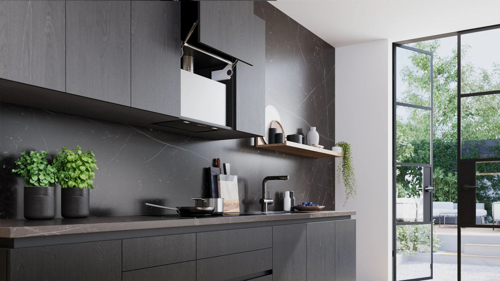 Siemens iQ500 Canopy cooker hood 52 cm Black LB56NAC60B
