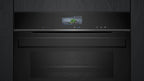 Siemens iQ700 Built-in compact oven with steam function 60 x 45 cm Black CS936GCB1