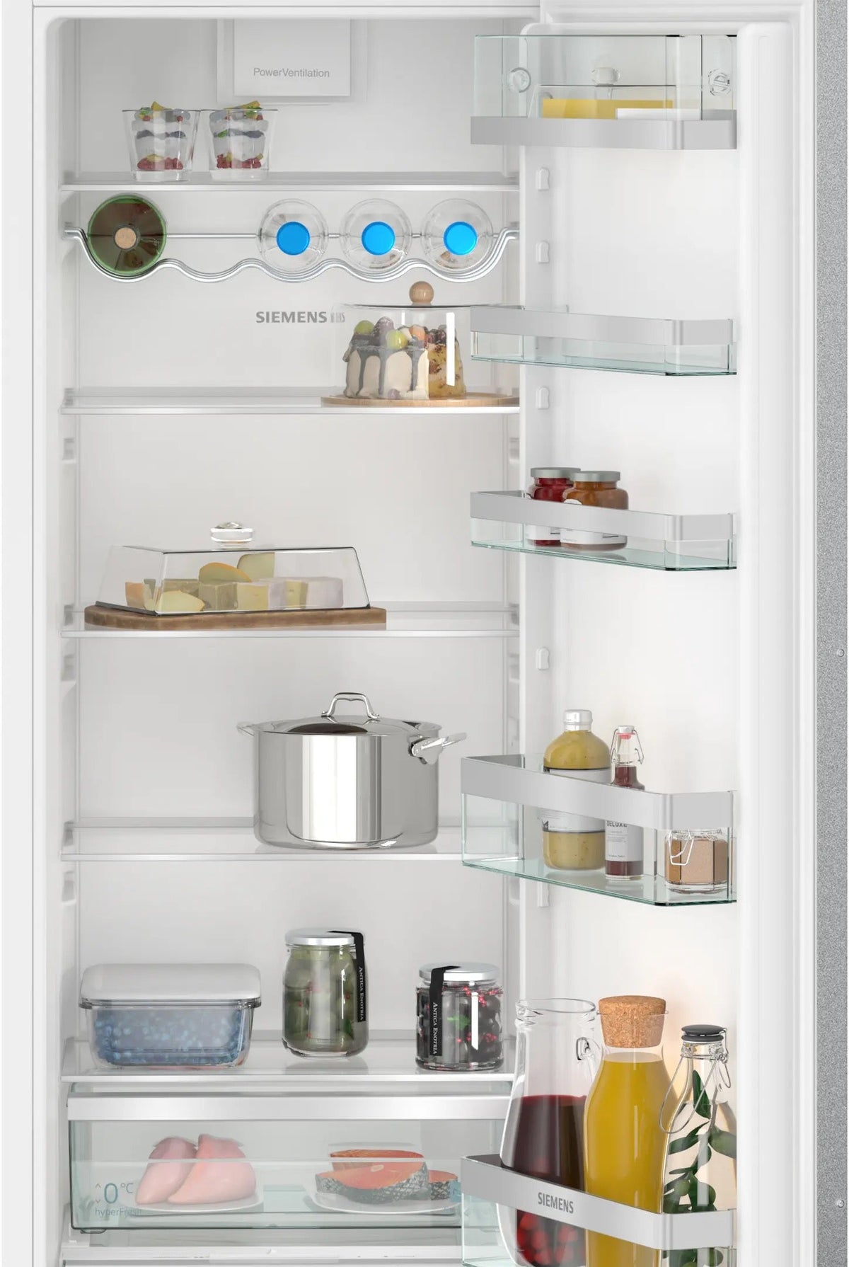 Siemens iQ500 Built-in fridge 177.2 x 55.8 cm soft close flat hinge KI81RADD0G