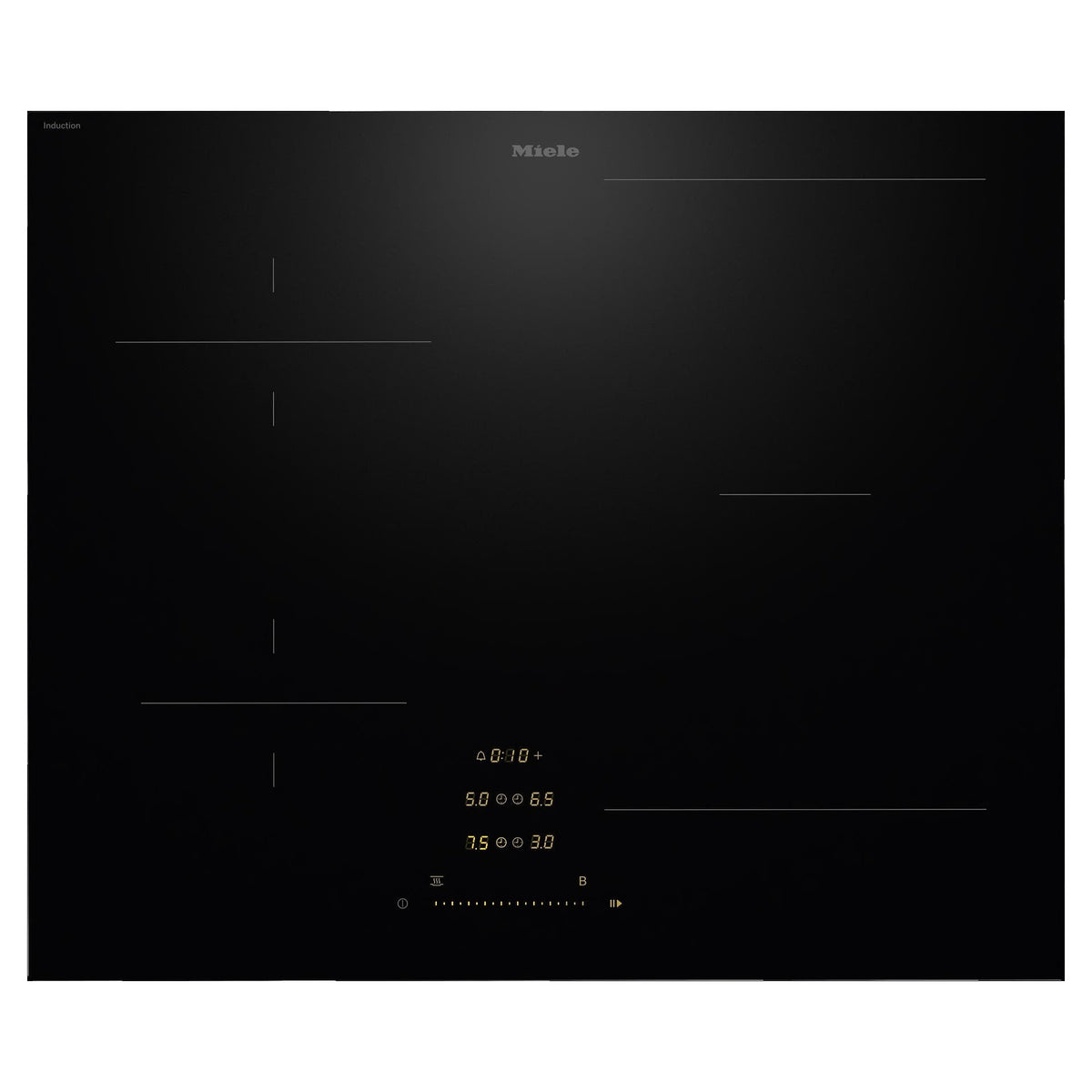 Miele KM8462 FL Induction Hob in Frameless – front view