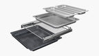 Siemens iQ700 Built-in compact oven with steam function 60 x 45 cm Black CS936GCB1