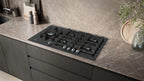 Siemens iQ500 Gas hob 90 cm Tempered glass, Black EP9A6MI40