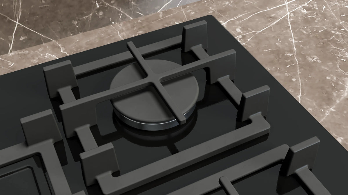 Siemens iQ500 Gas hob 75 cm Tempered glass, Black EP7A6QI40