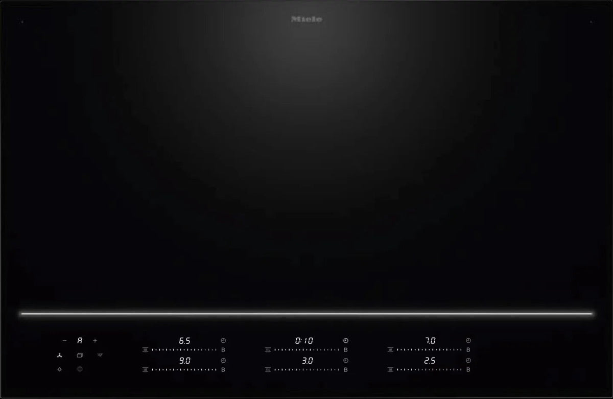 Miele KM8885-2 FL DiamondFinish Induction Hob in Frameless – front view