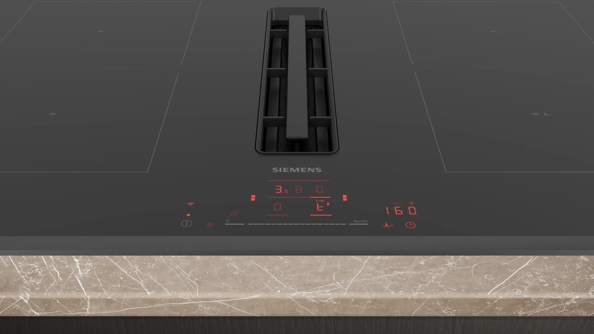 Siemens iQ500 Induction hob with integrated ventilation system 80 cm surface mount without frame ED851HQ26E
