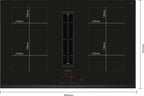 Siemens iQ500 Induction hob with integrated ventilation system 80 cm surface mount without frame ED851HQ26E