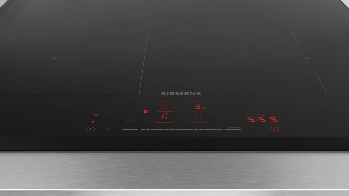 Siemens iQ500 Induction hob 60 cm surface mount without frame ED651HSB1E