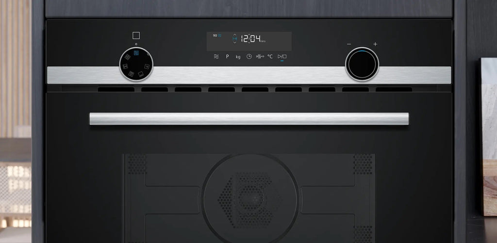 Siemens iQ500 Built-in microwave oven with hot air 60 x 45 cm Stainless steel CM585AGS1B