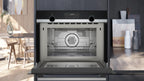 Siemens iQ500 Built-in microwave oven with hot air 60 x 45 cm Stainless steel CM585AGS1B