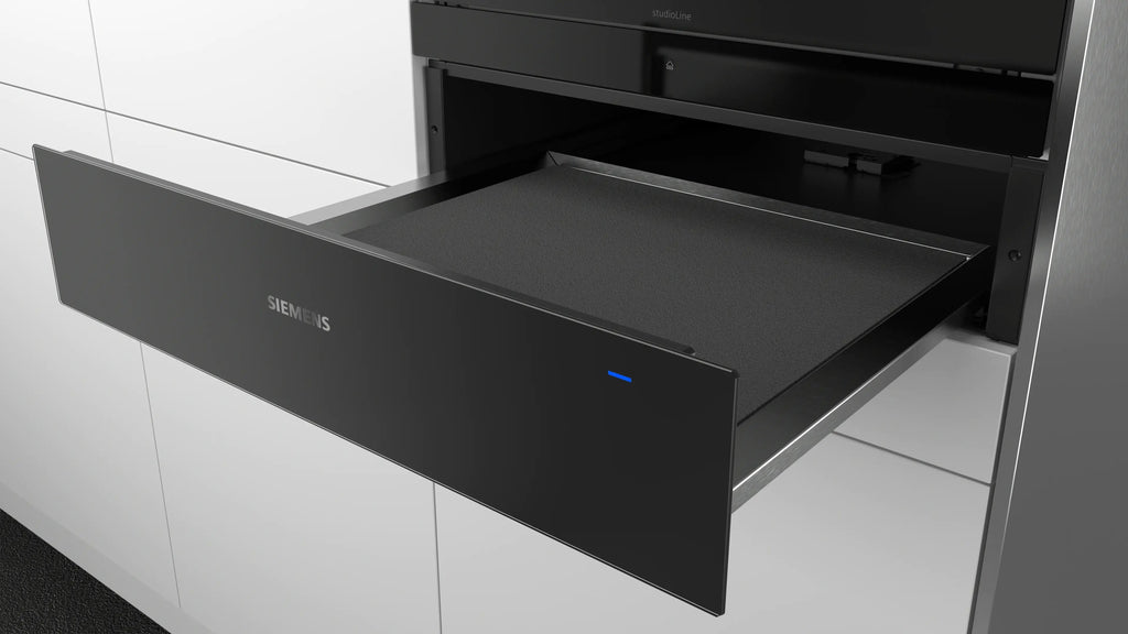 Siemens iQ500 Built-in warming drawer 60 x 14 cm Black BI510CNR0B