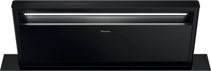 Miele DAD4370 Cooker Hood in Obsidian Black – front view