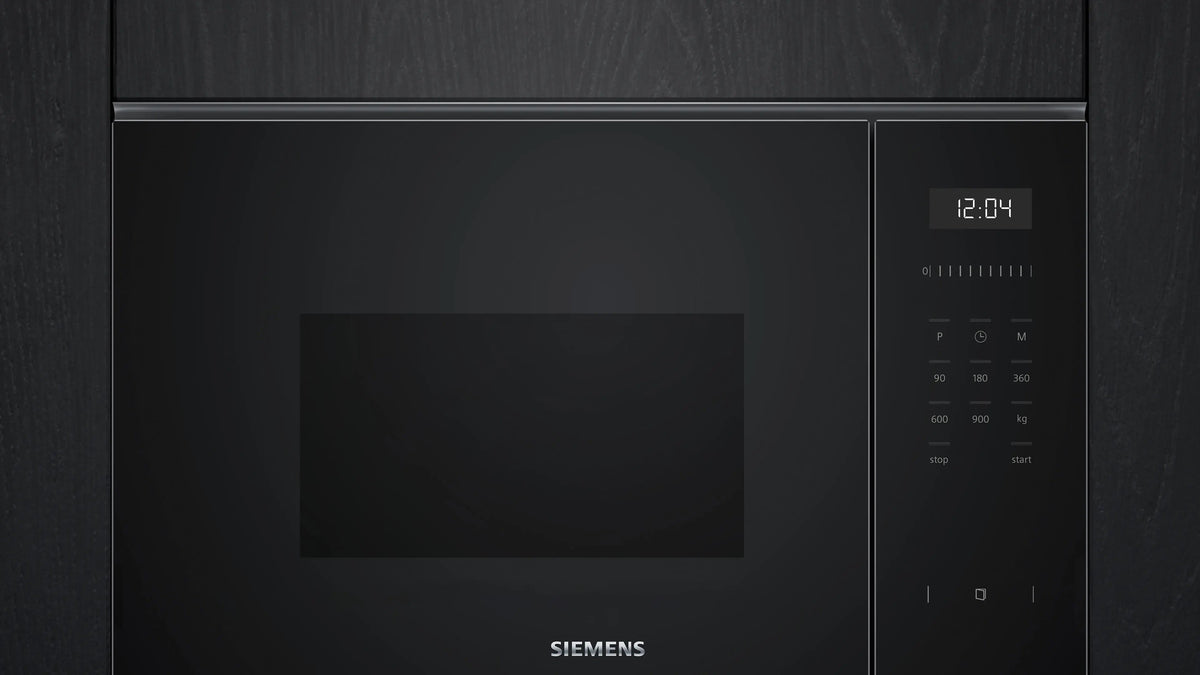 Siemens iQ500 Built-in microwave oven 59 x 38 cm Black BF555LMB1B