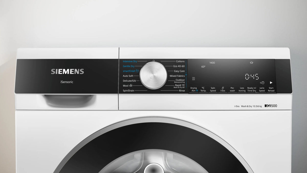 Siemens iQ500 Washer dryer 10.5/6 kg max. 1400 rpm WN54G1A1GB